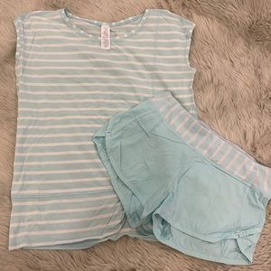 Light Blue Ivivva Twist Front Tank